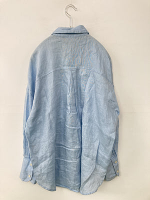 ZARA/ザラ/シャツ/ブラウス/トップス/スカイブルー/EUR XS/USA XS/MEX 24