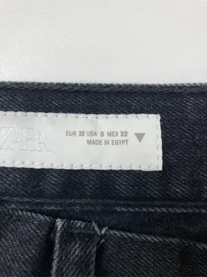 ZARA/ザラ/デニムパンツ/パンツ/ブラック/EUR 32/USA 0 MEX 22