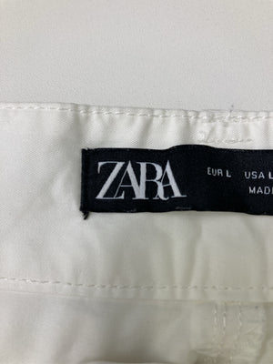 ZARA/ザラ/カーゴパンツ/パンツ/ホワイト/EUR L/USA L/MEX 30