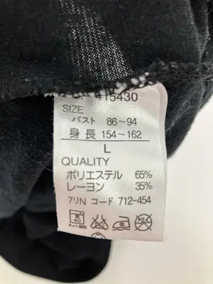 GANIEL/Tシャツ/カットソー/トップス/ブラック/L