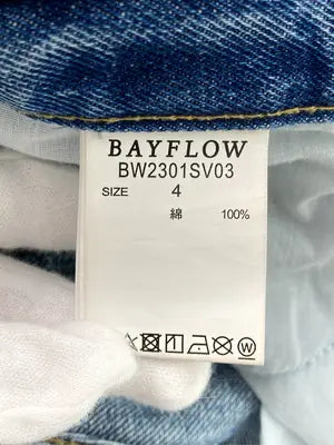 BAYFLOW/ベイフロー/デニムパンツ/パンツ/ブルー/4