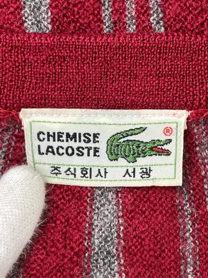 CHEMISE LACOSTE/シュミーズラコステ/ニット/セーター/トップス/レッド