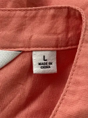 UNIQLO/ユニクロ/シャツ/ブラウス/トップス/オレンジ/L