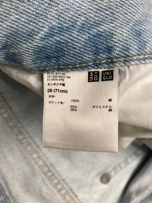 UNIQLO JEANS/ユニクロジーンズ/デニムパンツ/パンツ/スカイブルー/28(71cm)