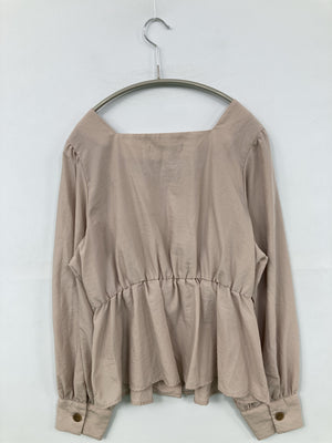 w closet/ダブルクローゼット/シャツ/ブラウス/トップス/ベージュ/F