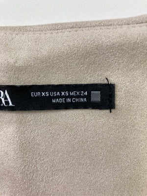 ZARA/ザラ/ワンピース/ワンピース/ドレス/ベージュ/XS