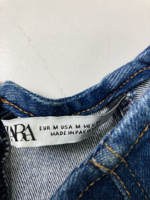ZARA/ザラ/ワンピース/ワンピース/ドレス/ブルー/M