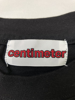centimeter/センチメートル/Tシャツ/カットソー/トップス/ブラック/XL