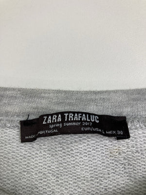 ZARA/ザラ/Tシャツ/カットソー/トップス/グレー/L