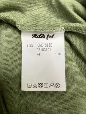 MILK FED./ミルクフェド/Tシャツ/カットソー/トップス/グリーン/ONE SIZE