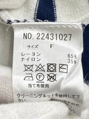 Alphabet's alphabet/ベスト/トップス/ホワイト/F