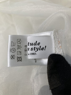 Attitude makes style!/アティチュードメイクススタイル/Tシャツ/カットソー/トップス/ホワイト/F