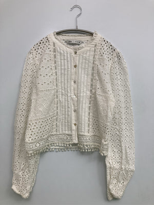ZARA/ザラ/シャツ/ブラウス/トップス/ホワイト/M