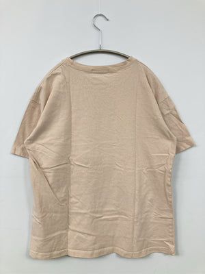 Tシャツ/カットソー/トップス/ベージュ/F