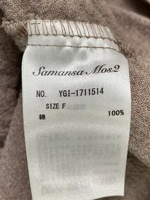 Samansa Mos2/サマンサモスモス/シャツ/ブラウス/トップス/ブラウン/F