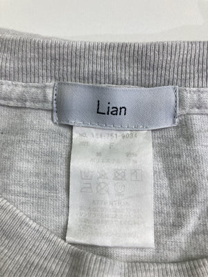 Lian/リアン/Tシャツ/カットソー/トップス/グレー/F