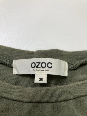 OZOC/オゾック/Tシャツ/カットソー/トップス/カーキ/38