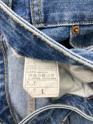 デニムパンツ/パンツ/ブルー/L