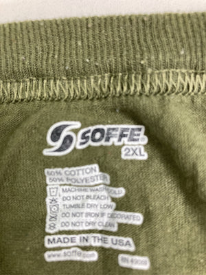 SOFFE/ソフィー/Tシャツ/カットソー/トップス/カーキ/2XL