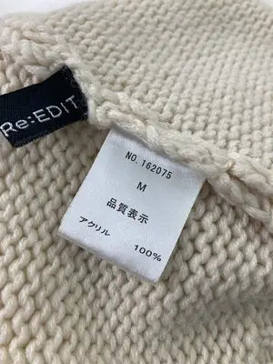 Re:EDIT/リエディ/ニット/セーター/トップス/ホワイト/M