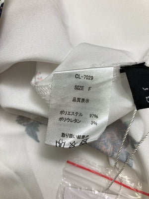 clear/クリア/Tシャツ/カットソー/トップス/ホワイト/F