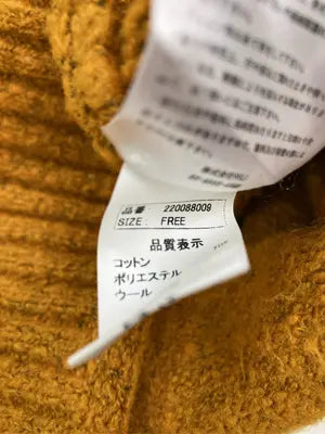 RiLi.tokyo/リリドットトーキョー/ニット/セーター/トップス/オレンジ/FREE