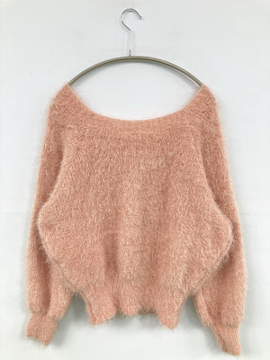 ニット/セーター/トップス/ピンク