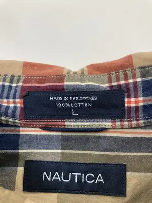 NAUTICA/ノーティカ/シャツ/ブラウス/トップス/ベージュ/L