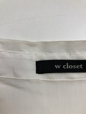 w closet/ダブルクローゼット/シャツ/ブラウス/トップス/ホワイト/F