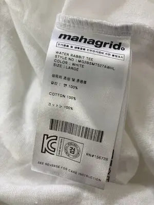 mahagrid/マハグリッド/Tシャツ/カットソー/トップス/ホワイト/L