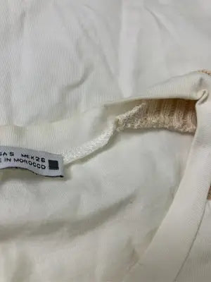 ZARA/ザラ/Tシャツ/カットソー/トップス/アイボリー/S