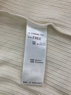 MOUSSY/マウジー/シャツ/ブラウス/トップス/アイボリー/F