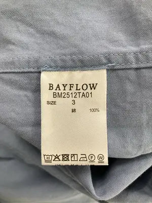 BAYFLOW/ベイフロー/シャツ/ブラウス/トップス/ブルー/3