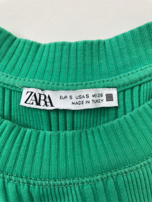 ZARA/ザラ/タンクトップ/トップス/グリーン/S