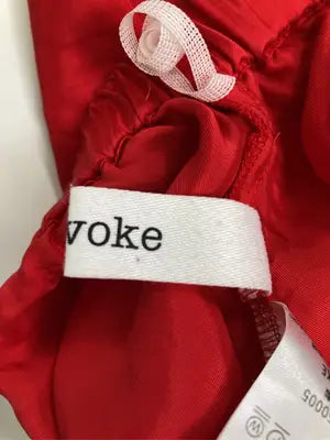provoke/スラックス/パンツ/レッド
