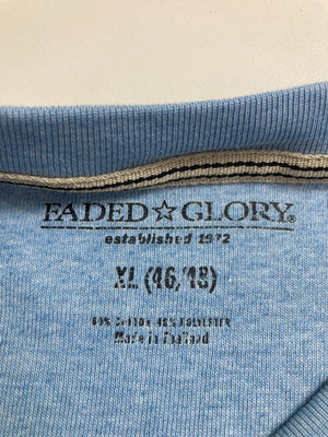 FADED GLORY/フェイデッドグローリー/Tシャツ/カットソー/トップス/スカイブルー/XL