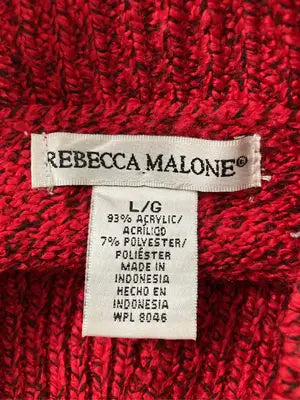 REBECCA MALONE/ニット/セーター/トップス/レッド/L/G