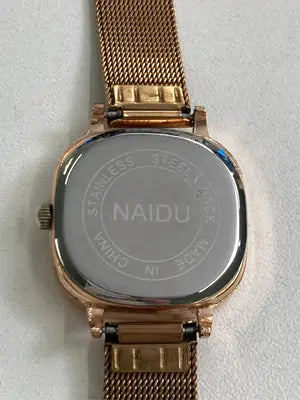 NAIDU/アナログ腕時計/腕時計/ゴールド