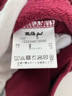 MILK FED./ミルクフェド/スウェット/トップス/レッド/M