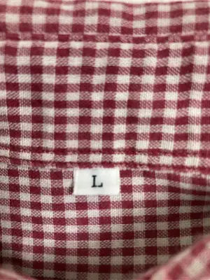 シャツ/ブラウス/トップス/レッド/L