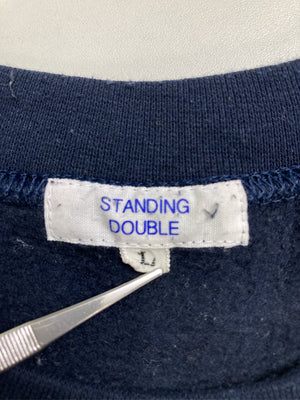 STANDING DOUBLE/スウェット/トップス/ネイビー/L