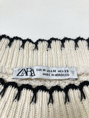 ZARA/ザラ/ベスト/トップス/アイボリー/EUR M/USA M/ MEX 28