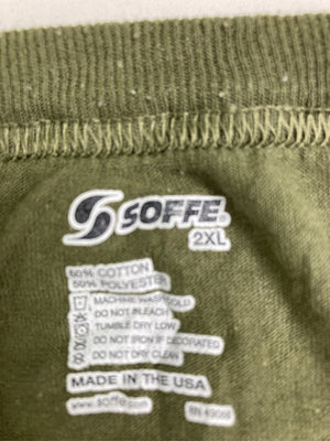 SOFFE/ソフィー/Tシャツ/カットソー/トップス/カーキ/2XL