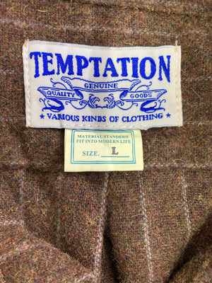 TEMPTATION/テンプテーション/シャツ/ブラウス/トップス/ブラウン/L