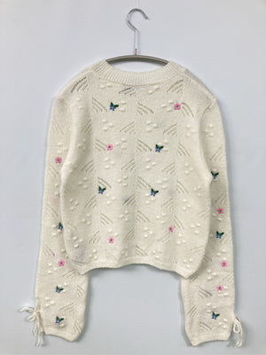 ZARA/ザラ/ニット/セーター/トップス/ホワイト/EUR M/USA M/ MEX 28