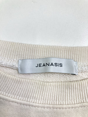 JEANASIS/ジーナシス/Tシャツ/カットソー/トップス/アイボリー/F