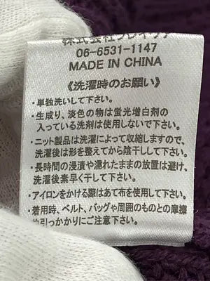 G.O.C/ジーオーシー/ニット/セーター/トップス/パープル/L
