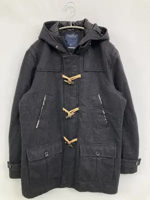 NAUTICA ノーティカ ダッフルコート ネイビー(メンズ L)中古 古着 U8115 NAUTICA/ノーティカ/ダッフルコート/ジャケット/アウター/グレー/M