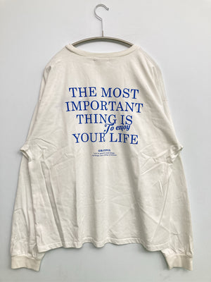 gleam/グリーム/Tシャツ/カットソー/トップス/ホワイト/F