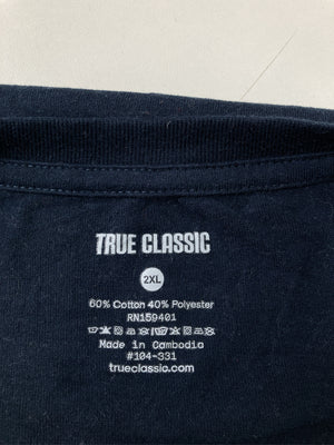 TRUE CLASSIC/Tシャツ/カットソー/トップス/ネイビー/2XL